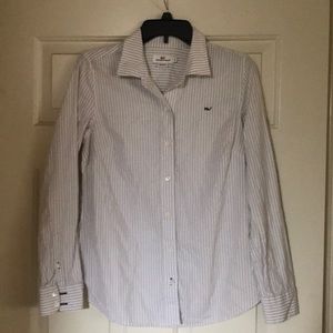Long sleeve Vineyard Vines shirt.